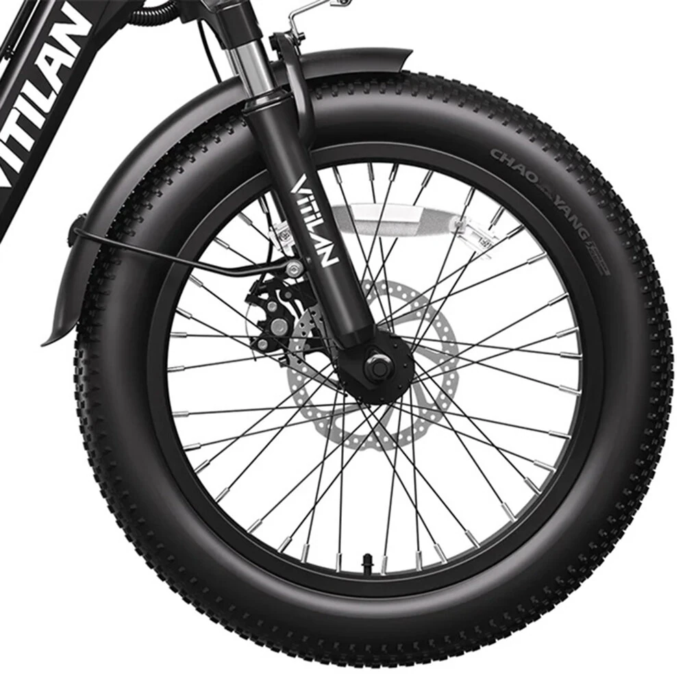 [EU DIRECT] Vitilan U3 Electric Bike 48V 13Ah Battery 750W Motor Recommended Top Speed 25KM/H 20inch Tires 48-70KM Max Mileage 150KG Max Load Folding Electric Bicycle