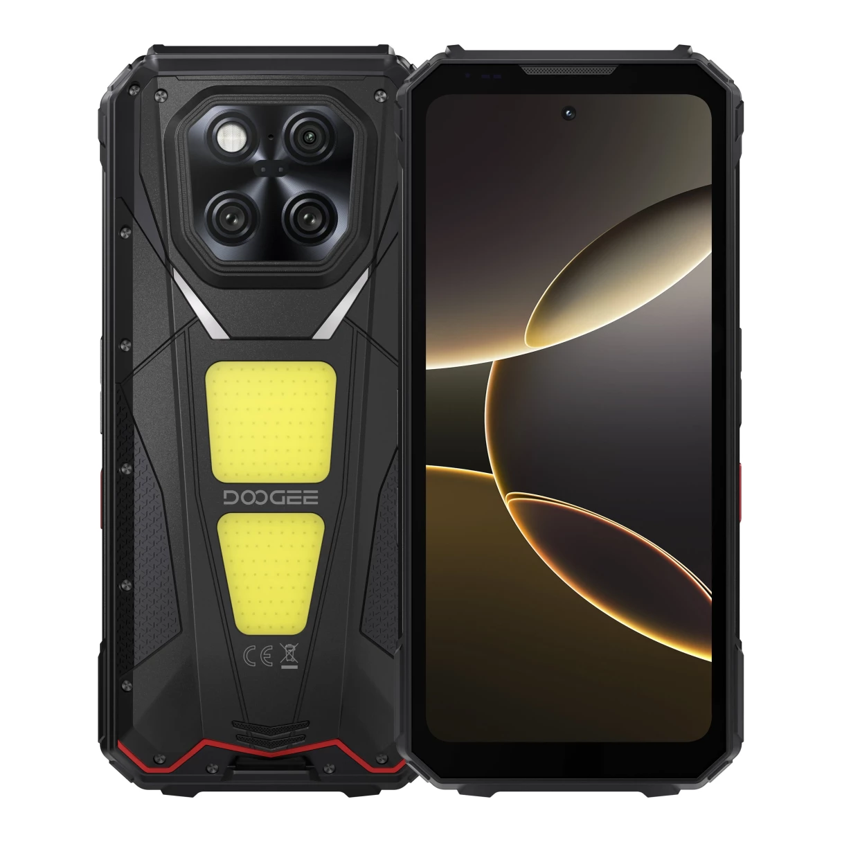 DOOGEE V Max Play 5G AI VIP Edition Built-in Projector 20500mAh 36GB 512GB 200MP Triple Camera Night Vision 6.78 inch 120Hz Loud Speaker Dual Camping Lights Android 15 Dimensity 7300 NFC IP68 IP69K Waterproof Rugged Smartphone