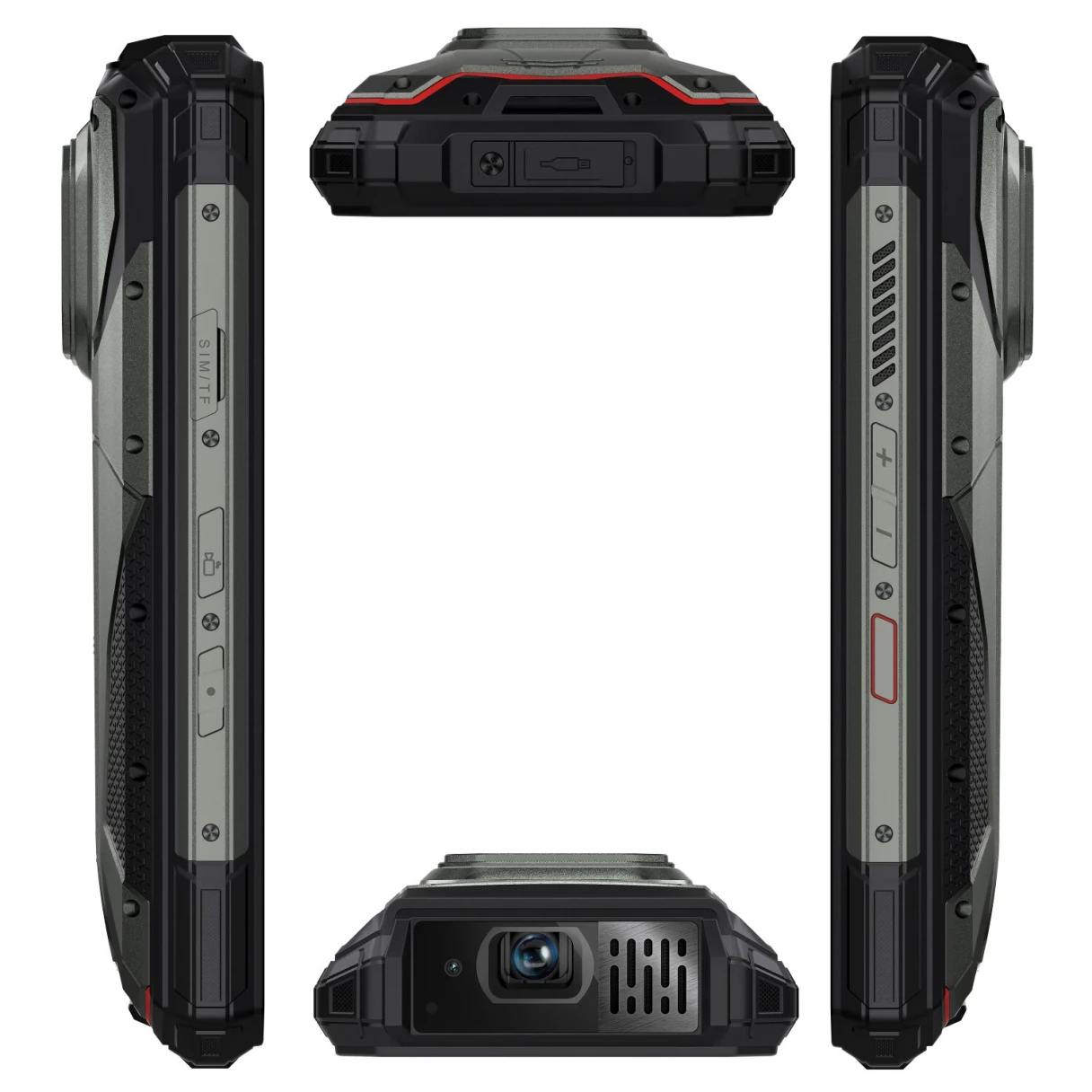 DOOGEE V Max Play 5G AI VIP Edition Built-in Projector 20500mAh 36GB 512GB 200MP Triple Camera Night Vision 6.78 inch 120Hz Loud Speaker Dual Camping Lights Android 15 Dimensity 7300 NFC IP68 IP69K Waterproof Rugged Smartphone