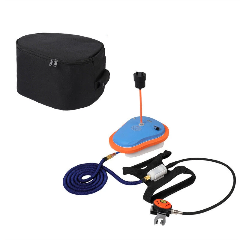 LIEYU LY01 Scuba Diving Snorkel Equipment Diving Mobile Ventilator Tankless Waterproof Portable Rechargeable Underwater Snorkel 7M