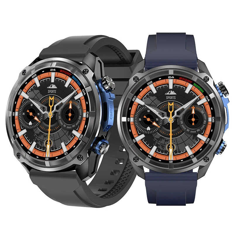 DTG1 1.43-inch AMOLED Display GPS Offline Maps ABC Function 3ATM Waterproof 860mAh Massive Battery bluetooth Call Heart Rate Blood Oxygen Monitor Sleep Monitoring Multi-sport Modes Built-in LED Flashlight Smart Watch