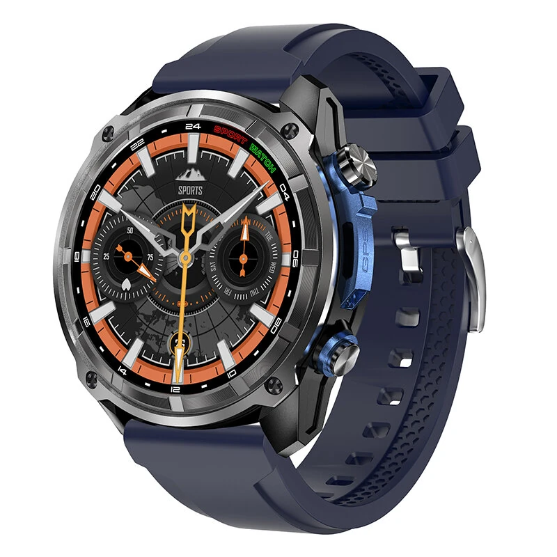 DTG1 1.43-inch AMOLED Display GPS Offline Maps ABC Function 3ATM Waterproof 860mAh Massive Battery bluetooth Call Heart Rate Blood Oxygen Monitor Sleep Monitoring Multi-sport Modes Built-in LED Flashlight Smart Watch