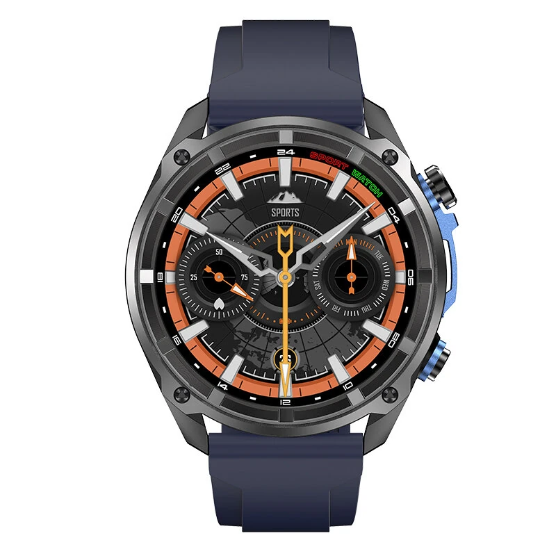 DTG1 1.43-inch AMOLED Display GPS Offline Maps ABC Function 3ATM Waterproof 860mAh Massive Battery bluetooth Call Heart Rate Blood Oxygen Monitor Sleep Monitoring Multi-sport Modes Built-in LED Flashlight Smart Watch