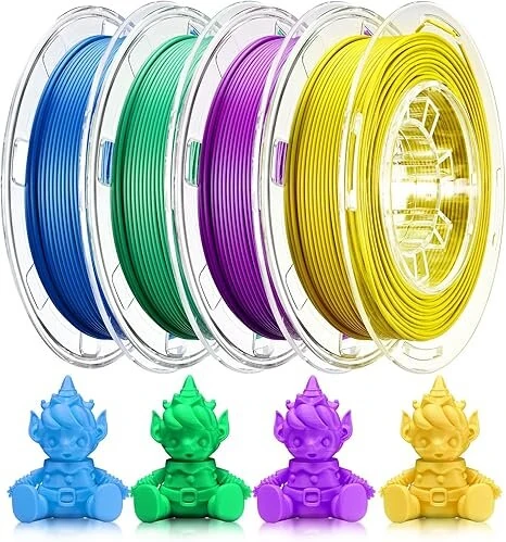 [EU/US Direct]AOSEED X-MAKER Children's 3D Printer High Precision 0.1/0.05mm Ultra Silent Wireless Smart One-Press Printing WiFi USB Safe Enclosed Design with 4er Colorful PLA Filament Set