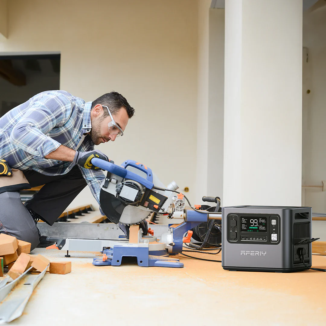 [EU Direct] Refurbished Aferiy P210 2400W 2048Wh Portable Power Station LiFePO4 Battery Solar Generation, UPS Pure Sine Wave, 13 Output Ports,1.5 Hours Fast Charging, for Outdoor Camping RV Home Emergency Backup Power EU Plug