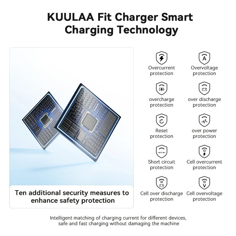 KUULAA KL-YD75 15W Wireless Magnetic Power Bank 20W 37Wh 10000mAh External Battery Power Supply with 1 Input & 2 Outputs Fast Charging for iPhone 16 16 Pro 15 14 13 Pro Max for Huawei Pura X for Xiaomi 15pro for Samsung Galaxy S25 Ultra