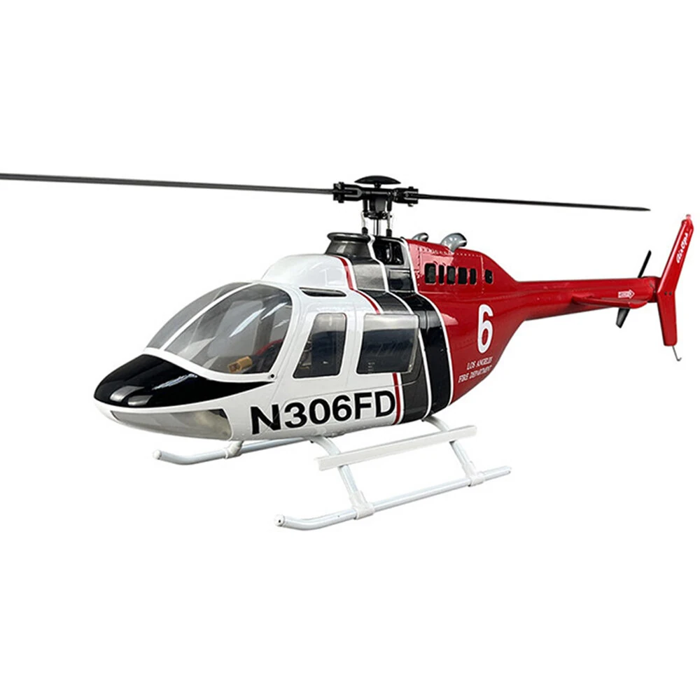 ROBAN Bell-206 470 Class 2.4G 8CH GPS Stabilized Scale Flybarless RC Helicopter RTF With X2 Flight Controller