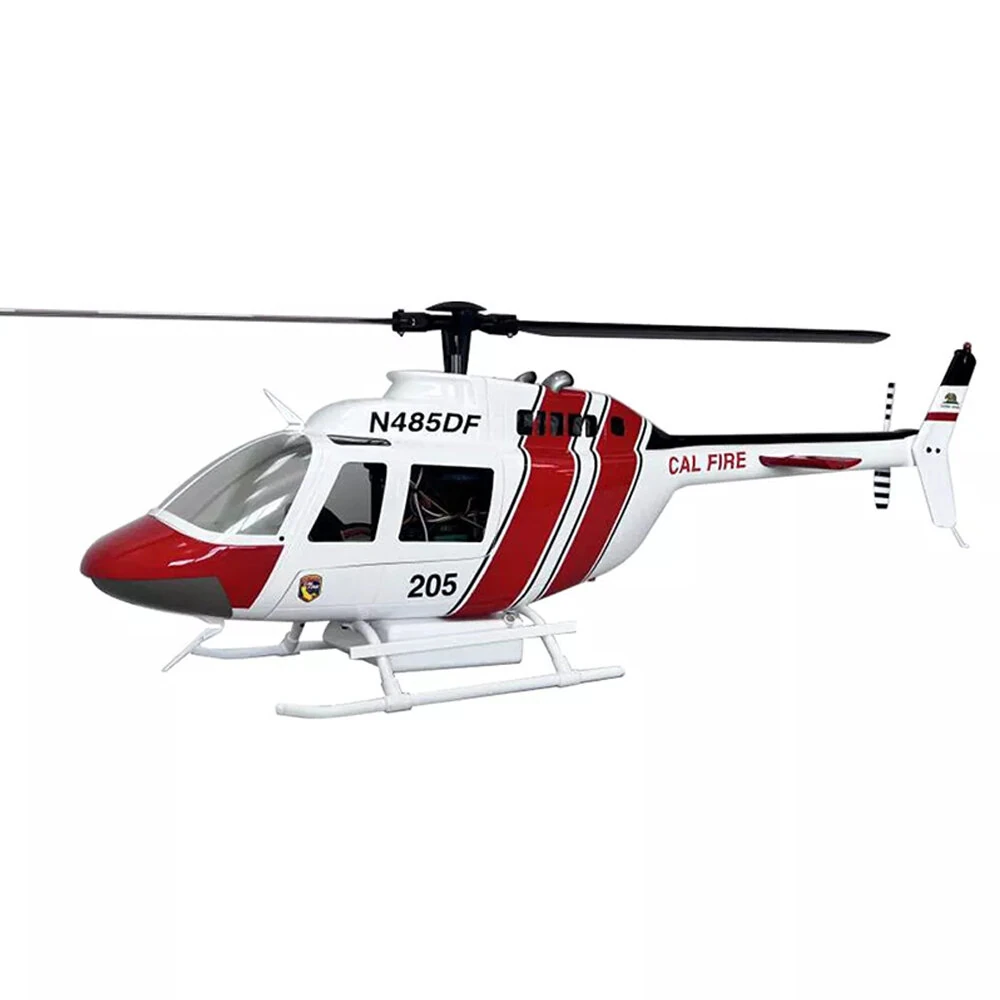 ROBAN Bell-206 470 Class 2.4G 8CH GPS Stabilized Scale Flybarless RC Helicopter RTF With X2 Flight Controller