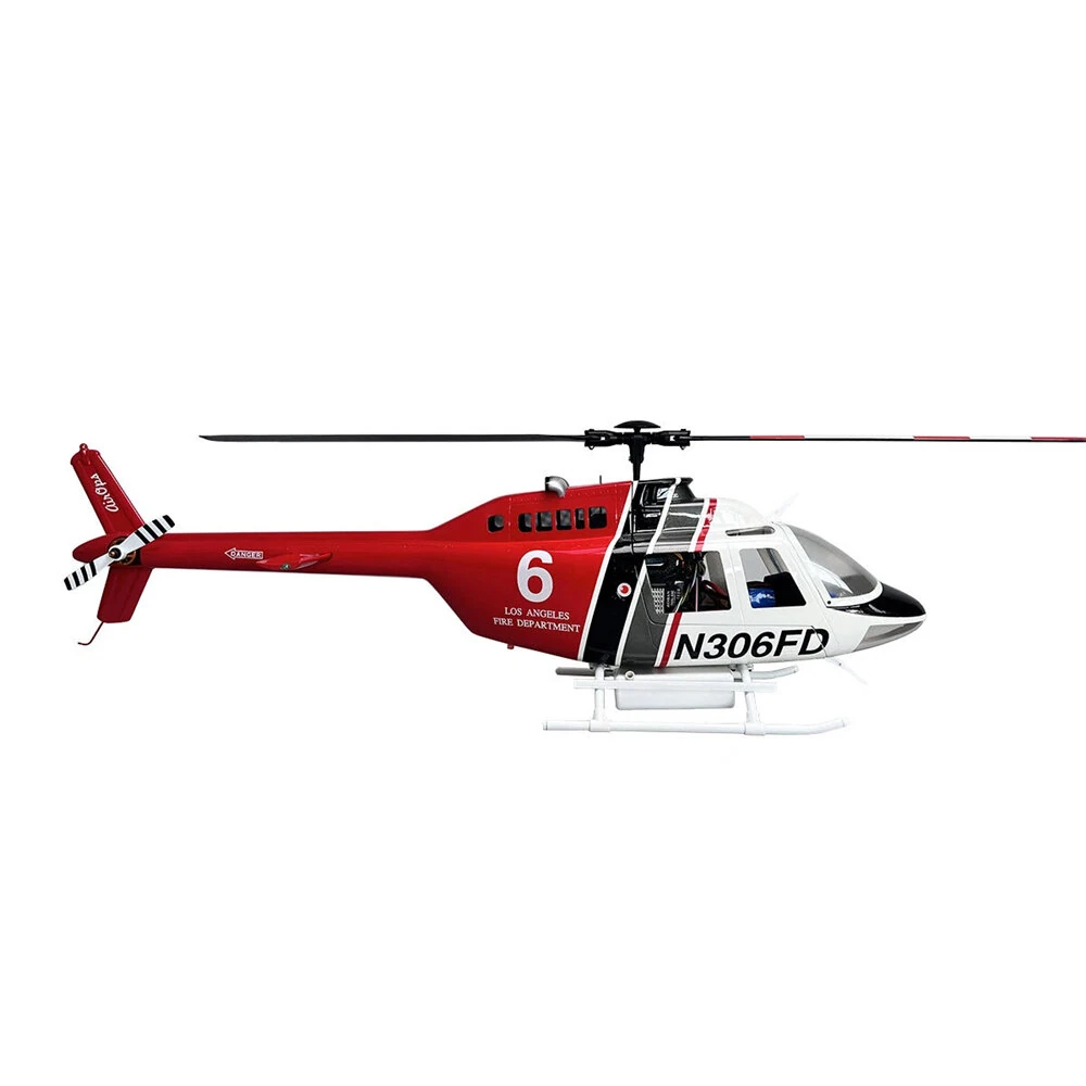 ROBAN Bell-206 470 Class 2.4G 8CH GPS Stabilized Scale Flybarless RC Helicopter RTF With X2 Flight Controller