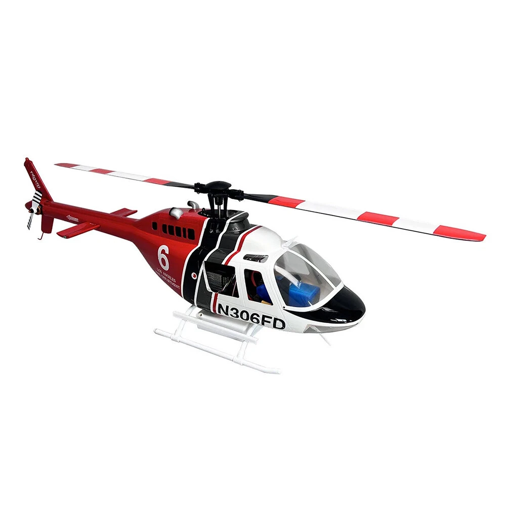 ROBAN Bell-206 470 Class 2.4G 8CH GPS Stabilized Scale Flybarless RC Helicopter RTF With X2 Flight Controller