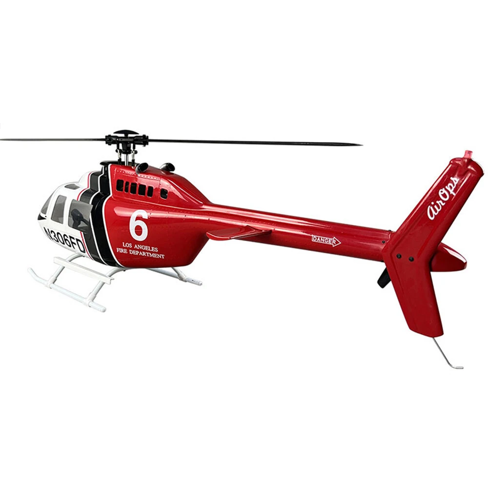 ROBAN Bell-206 470 Class 2.4G 8CH GPS Stabilized Scale Flybarless RC Helicopter RTF With X2 Flight Controller