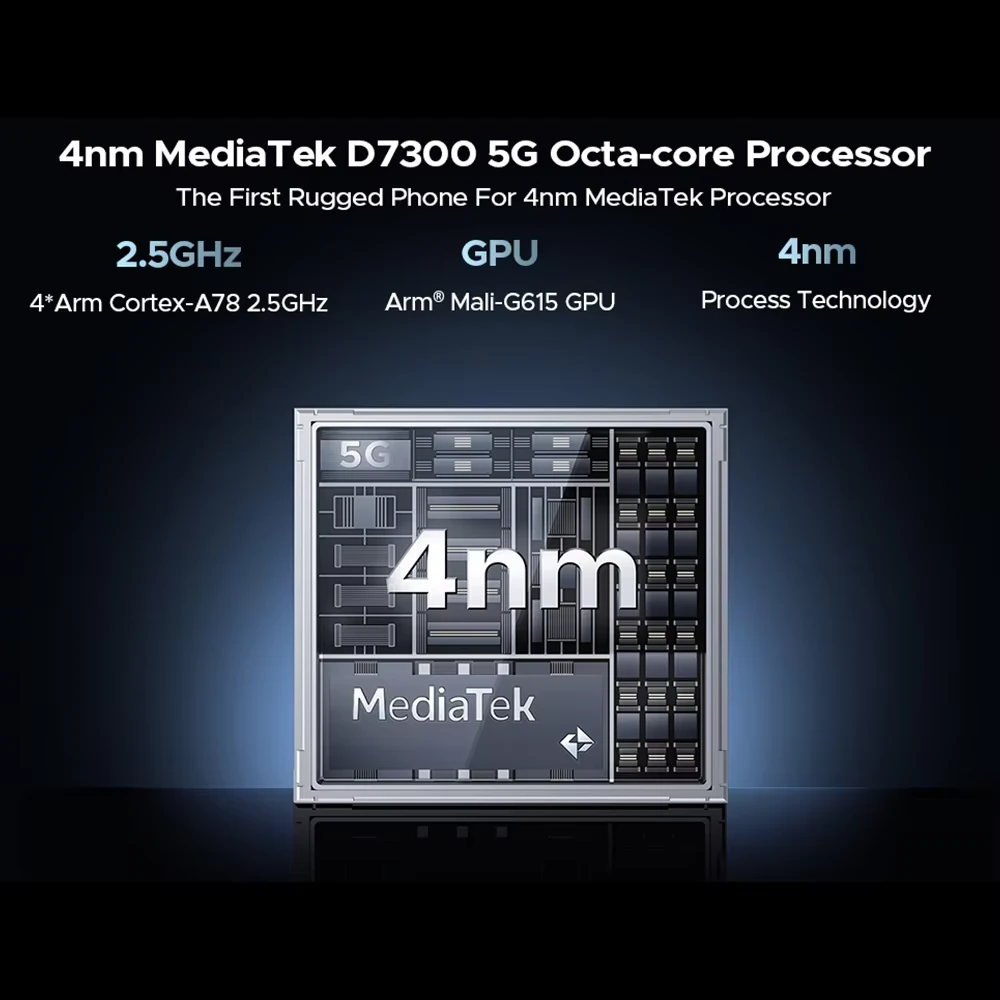 DOOGEE V40 5G 32GB 512GB 108MP Quad Camera Night Vision Dimensity 7300 6.78 inch 120Hz 8680mAh 33W Fast Charge WiFi 6 NFC IP68 IP69K Waterproof Octa Core Rugged Smartphone