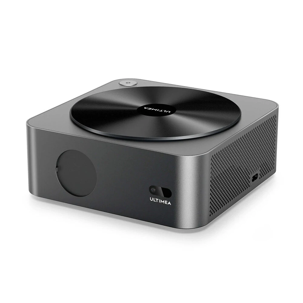[EU Direct]Ultimea Apollo P40 Projector 4K Supported 700 ANSI Lumens 5G Dual Band WIFI Auto Focus Auto-keystones Bluetooth 5.1 10W DSP Built-in Speakers Native 1080P Resolution Home Theater Outdoor Movie