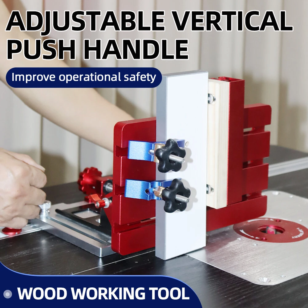 ENJOYWOOD Adjustable-Angle Precision Table Saw Router Table Joinery Sled Coping Sled for DIY Woodworking Projects