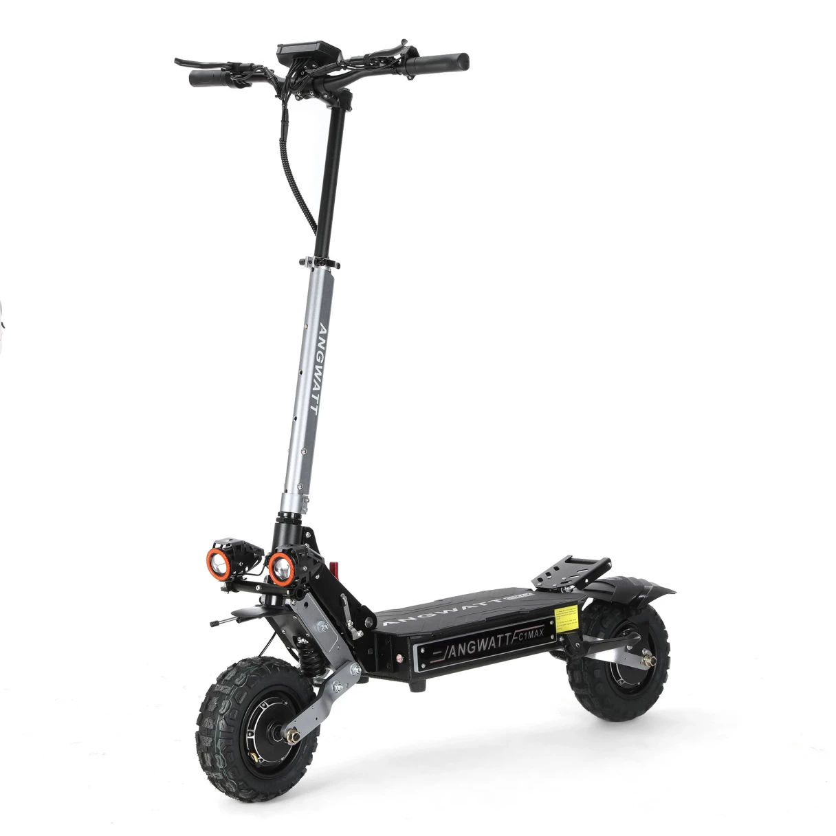 [EU DIRECT] ANGWATT C1 MAX Electric Scooter 60V 6000W (2*3000W) Dual Motor 11 inch Tubeless Tires 80-105Km Max Mileage 200KG MAX Load HALO KNIGHT T108 PRO