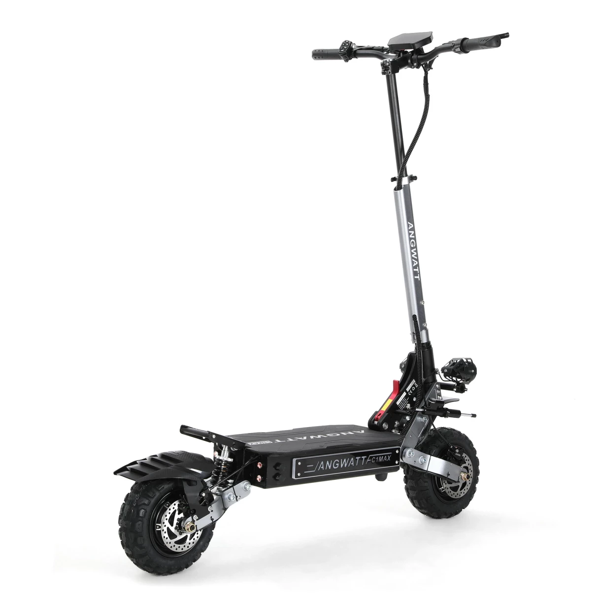 [EU DIRECT] ANGWATT C1 MAX Electric Scooter 60V 6000W (2*3000W) Dual Motor 11 inch Tubeless Tires 80-105Km Max Mileage 200KG MAX Load HALO KNIGHT T108 PRO