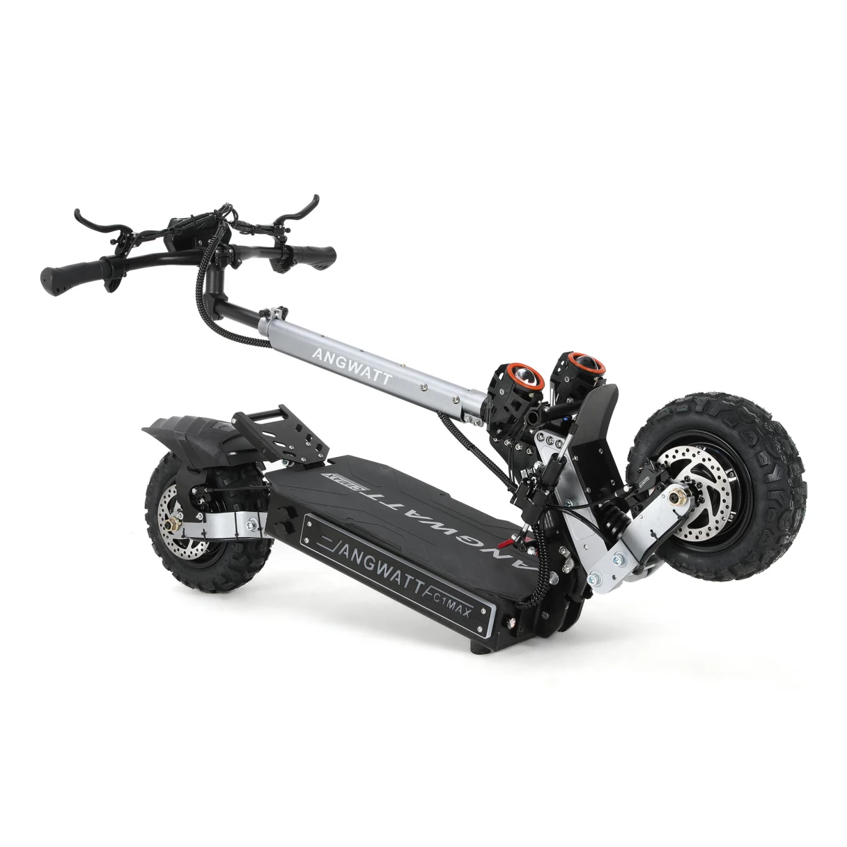 [EU DIRECT] ANGWATT C1 MAX Electric Scooter 60V 6000W (2*3000W) Dual Motor 11 inch Tubeless Tires 80-105Km Max Mileage 200KG MAX Load HALO KNIGHT T108 PRO
