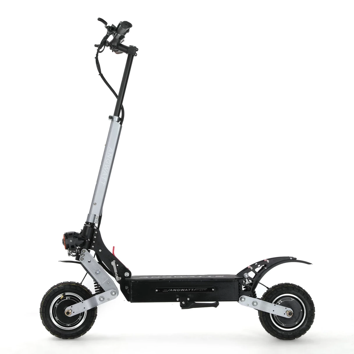 [EU DIRECT] ANGWATT C1 2.0 Electric Scooter 52V 23.4Ah 2400W (2*1200W) Dual Motor 10 inch Tubeless Tires 65-85Km Max Mileage 150KG MAX Load DT2 Pro SR1