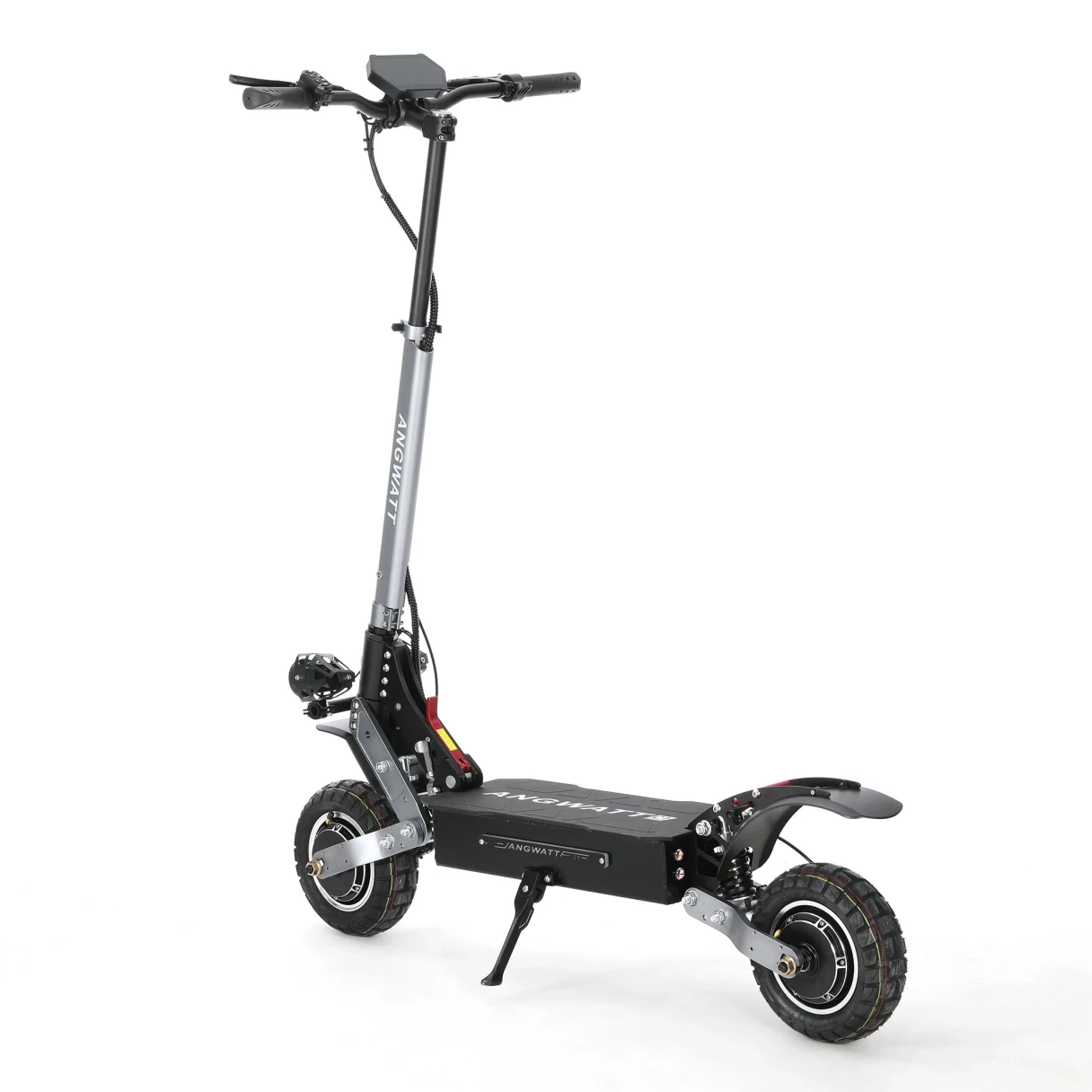 [EU DIRECT] ANGWATT C1 2.0 Electric Scooter 52V 23.4Ah 2400W (2*1200W) Dual Motor 10 inch Tubeless Tires 65-85Km Max Mileage 150KG MAX Load DT2 Pro SR1