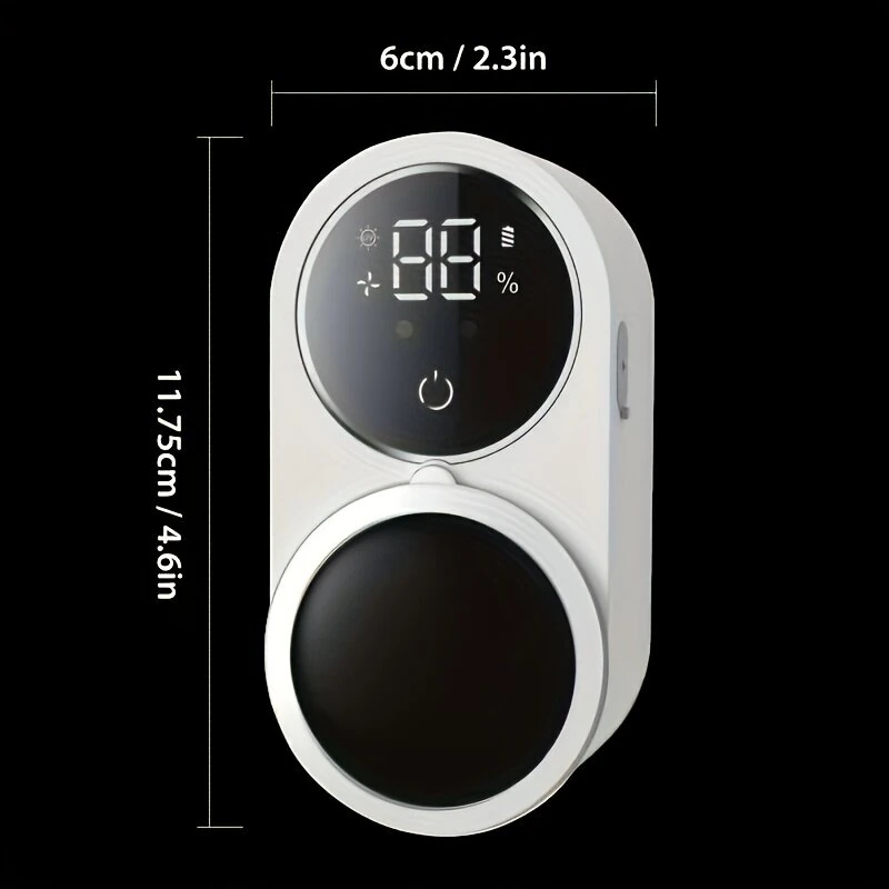 Intelligent Sensor Toothbrush Sanitizer Case UV Smart Toothbrush Sterilizer Toothbrush Holder With Intelligent Power Display Wall-Mounted Toothbrush Storage Rack Disinfection Toothbrush Storage Rack