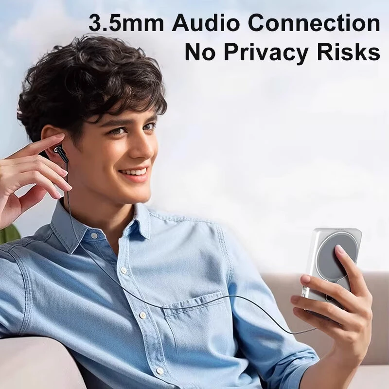 T2 Magnetic Wireless Phone Selfie Screen Mirroring Device 3.97 Inch HD Display 800x480 bluetooth Remote Control for iPhone Android Live Streaming Vlogging Photography