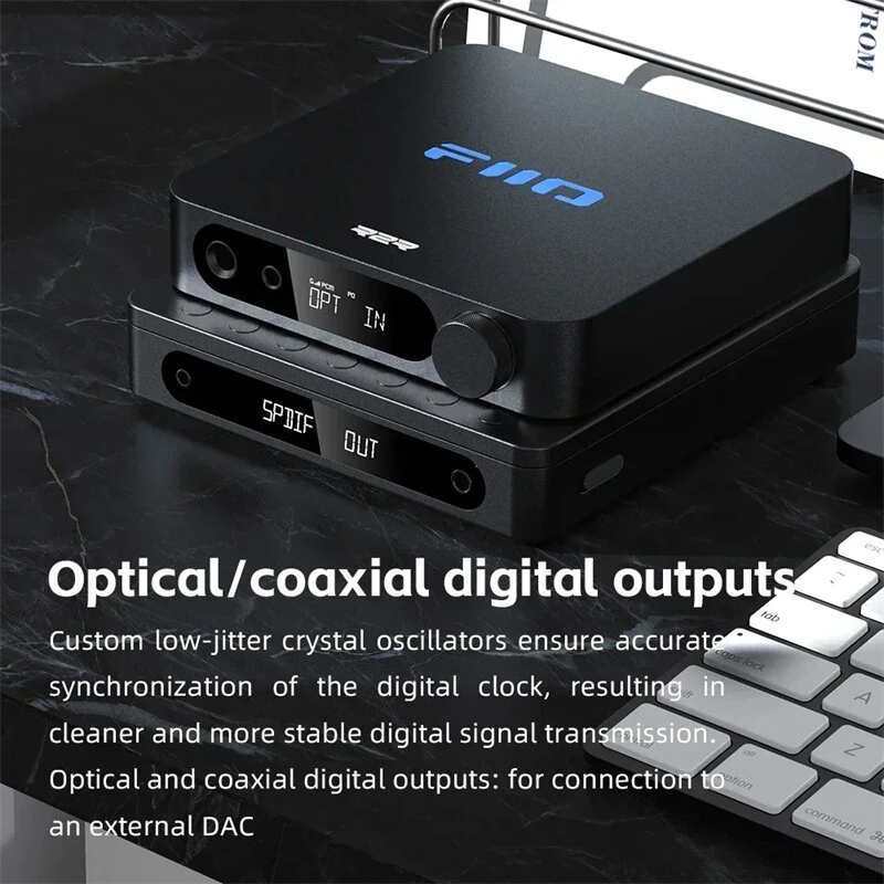 Fiio DM13 Multifunctional Portable Stereo CD Player with LCD Display Long-Lasting Battery Supports USB Ripping Optical Coaxial 3.5mm 4.4mm Outputs HiFi bluetooth Player