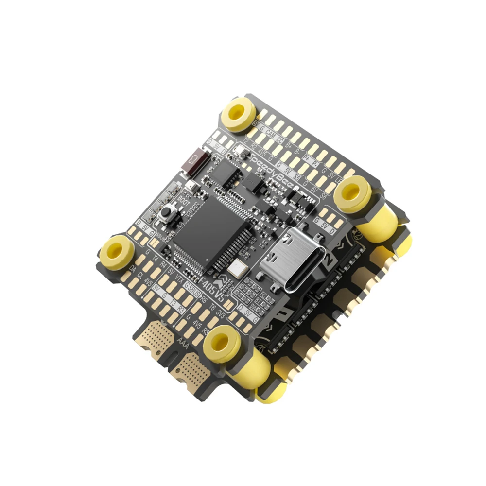 30.5x30.5mm SpeedyBee F405 V5 F4 Flight Controller with 5V 9V BEC Output OX32 55A 3-6S 4in1 BrushLess ESC Stack Support DJI O3 / O4 for RC Drone FPV Racing