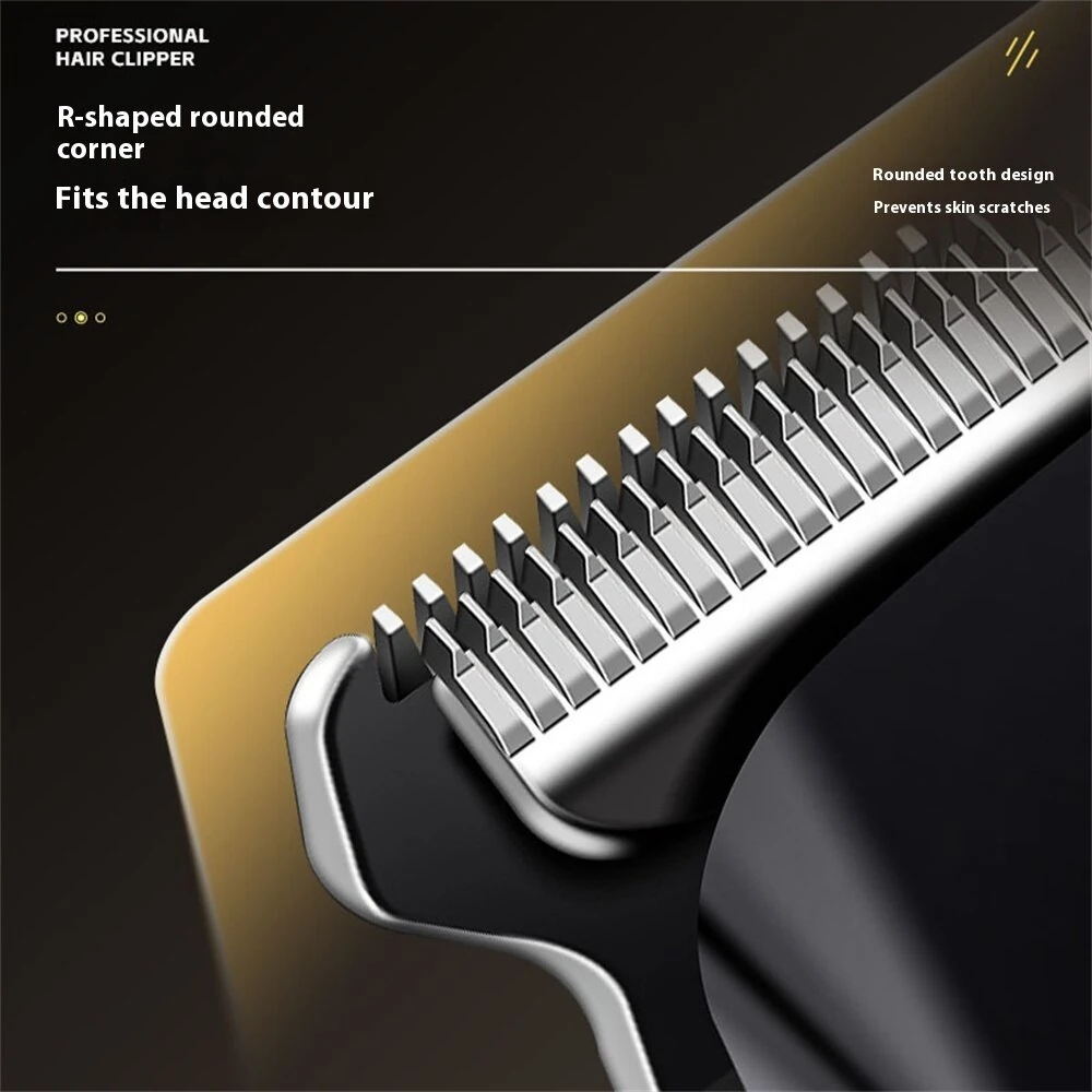 SPORTSMAN SM-749 Cordless Hair Clipper for Men Rechargeable 1500mAh Trimmer with Stainless Steel Blades & Adjustable Cutting Lengths