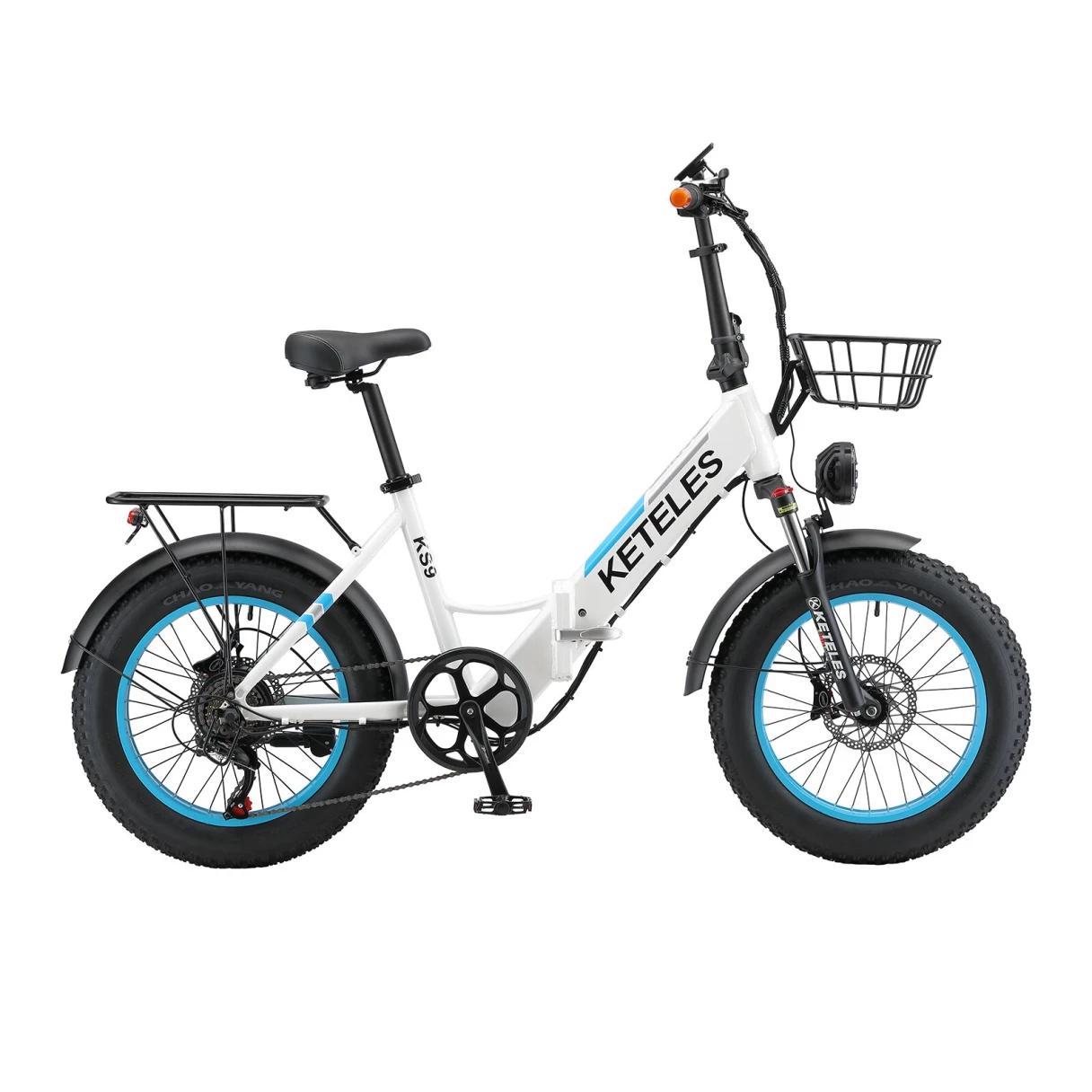 [EU DIRECT] KETELES KS9 Electric Bike 48V 18AH Battery 1000W Motor 20*4.0inch Tires 65KM Max Mileage 200KG Max Load Folding Electric Bicycle