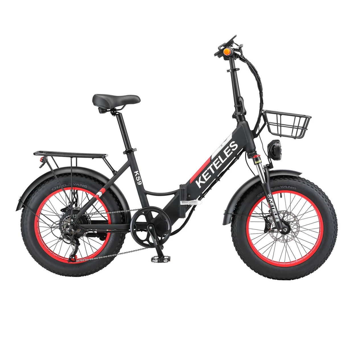 [EU DIRECT] KETELES KS9 Electric Bike 48V 18AH Battery 1000W Motor 20*4.0inch Tires 65KM Max Mileage 200KG Max Load Folding Electric Bicycle