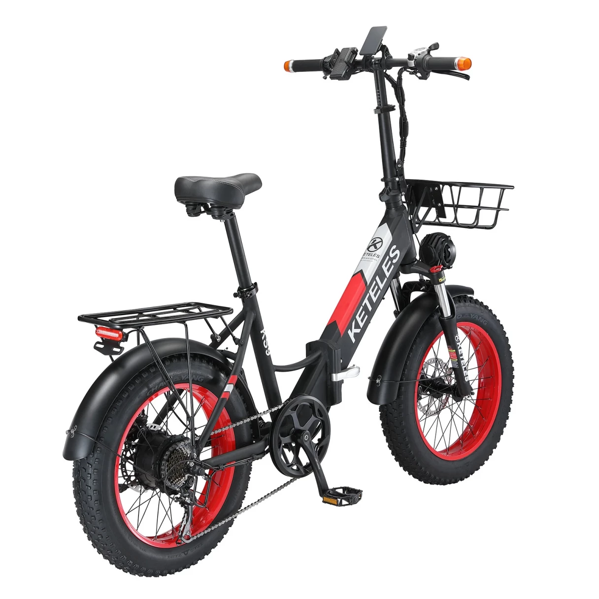 [EU DIRECT] KETELES KS9 Electric Bike 48V 18AH Battery 1000W Motor 20*4.0inch Tires 65KM Max Mileage 200KG Max Load Folding Electric Bicycle