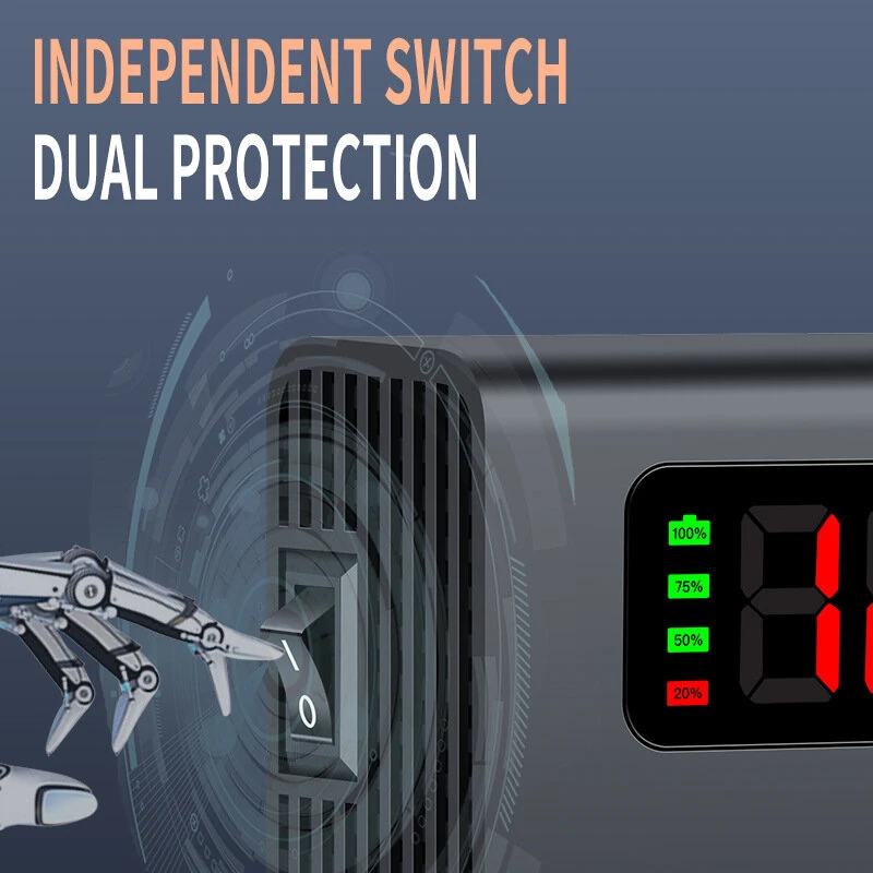 Car Inverter 12V to 110V 24V to 220V Multi-functional 200W Car Truck Converter  Intelligent Digital Display Car Charging Socket