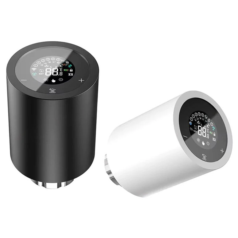 EWeLink APP ZigBe Thermostat Radiator Actuator LCD Display Smart Home Programmable Thermostatic Radiator Valve Voice for Alexa Google