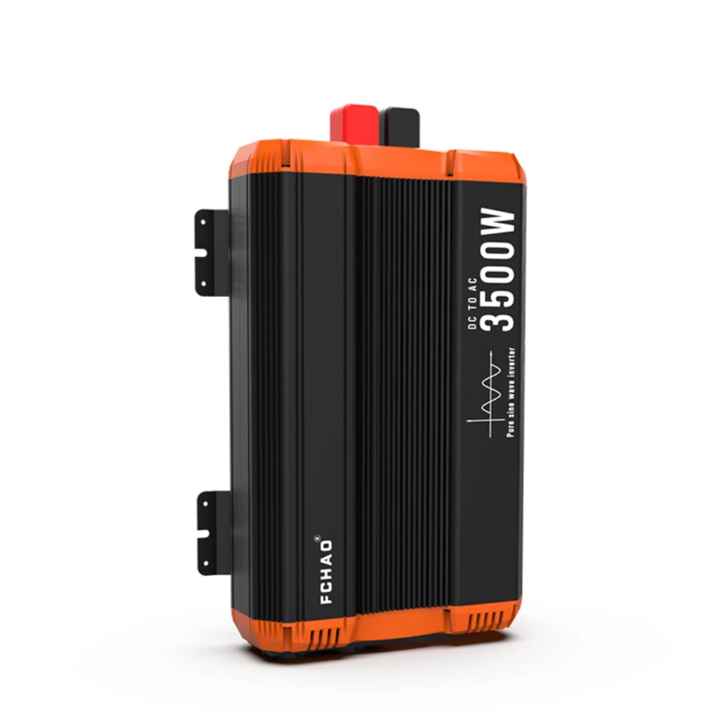 [EU Direct] FCHAO 3500W DC24V To AC230V Pure Sine Wave Solar Inverter DC to AC Power Invertor Board With Remote Control For Home RV Car, EU Plug, KST-3500W-24V