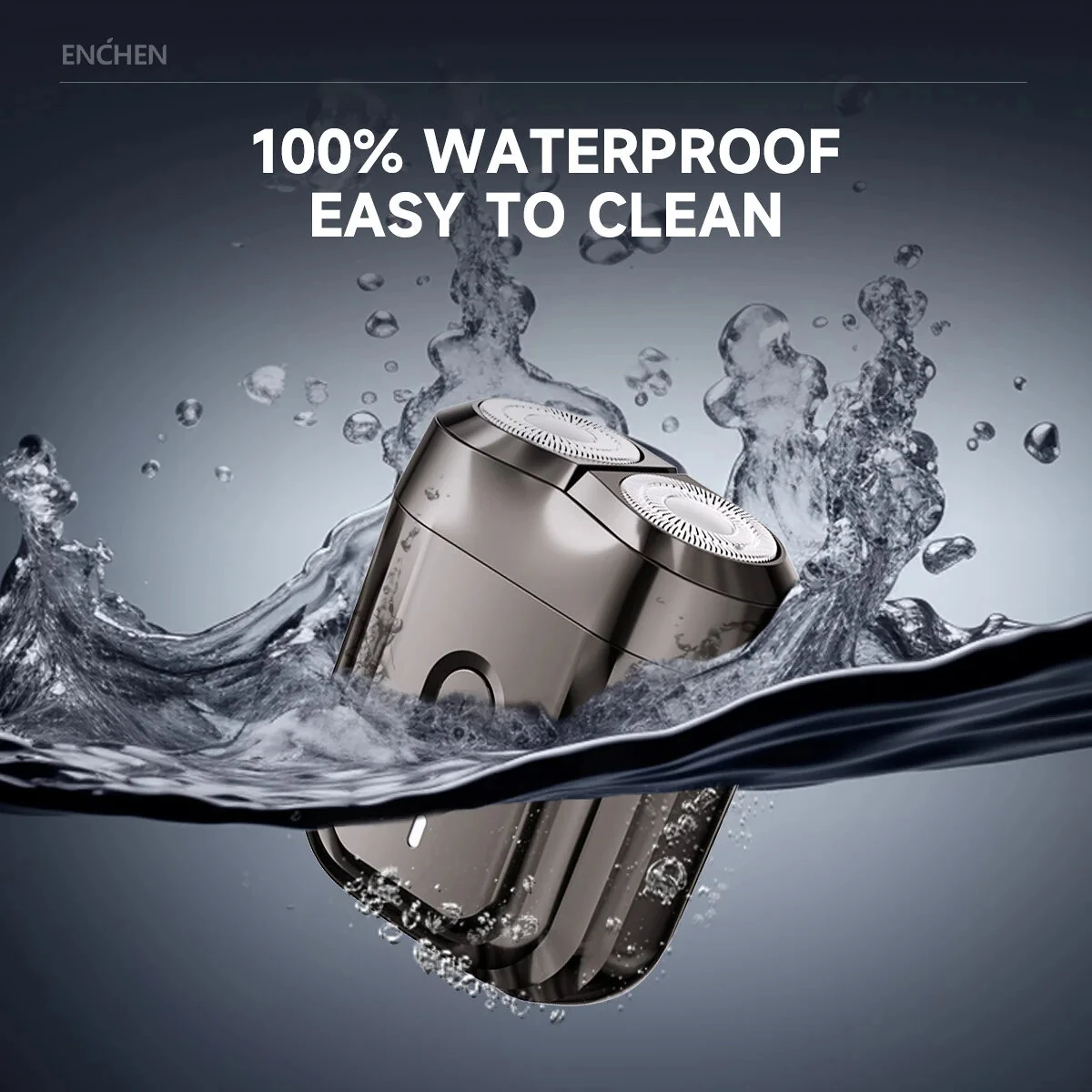 ENCHEN MINI6 Electric Shaver Double-Headed Mini Magnet Shaver Type-C Charging Quiet Washable Portable Wet & Dry Shaving for Travel