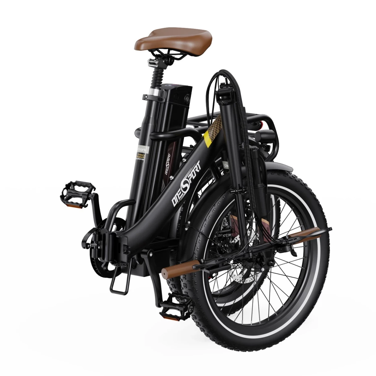 [EU DIRECT] Onesport OT16-2 Electric Bike 48V 17AH Battery 250W Motor Top Speed 25KM/H 20inch Tires 60-120KM Max Mileage 100KG Max Load Folding Electric Bicycle