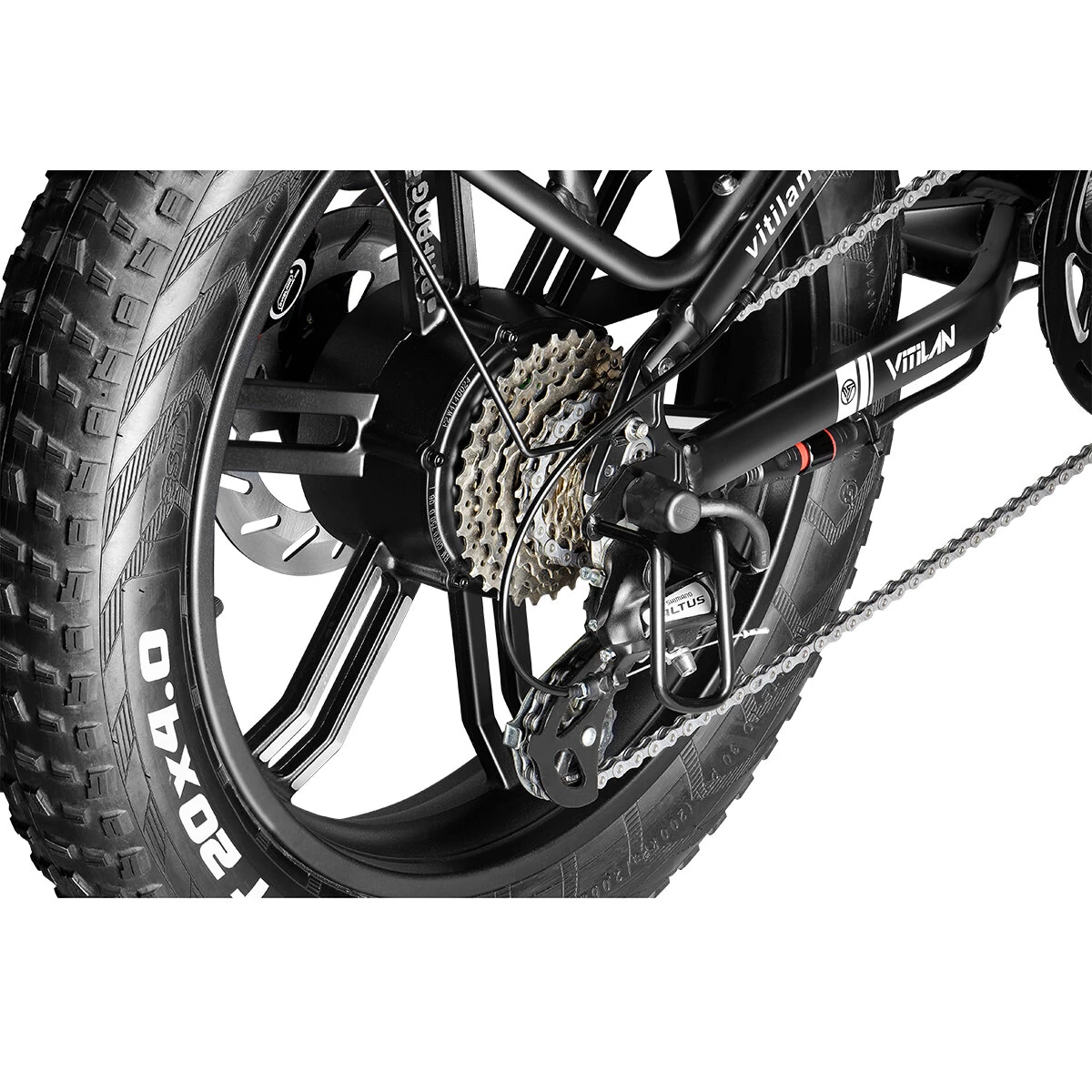 [EU Direct] Vitilan i7pro 3.0 Electric Bike 48V 20AH SamsungBattery 750W Motor Recommended Top Speed 25KM/H 20*4.0inch Tires 90KM Max Mileage 150KG Max Load Folding Electric Bicycle