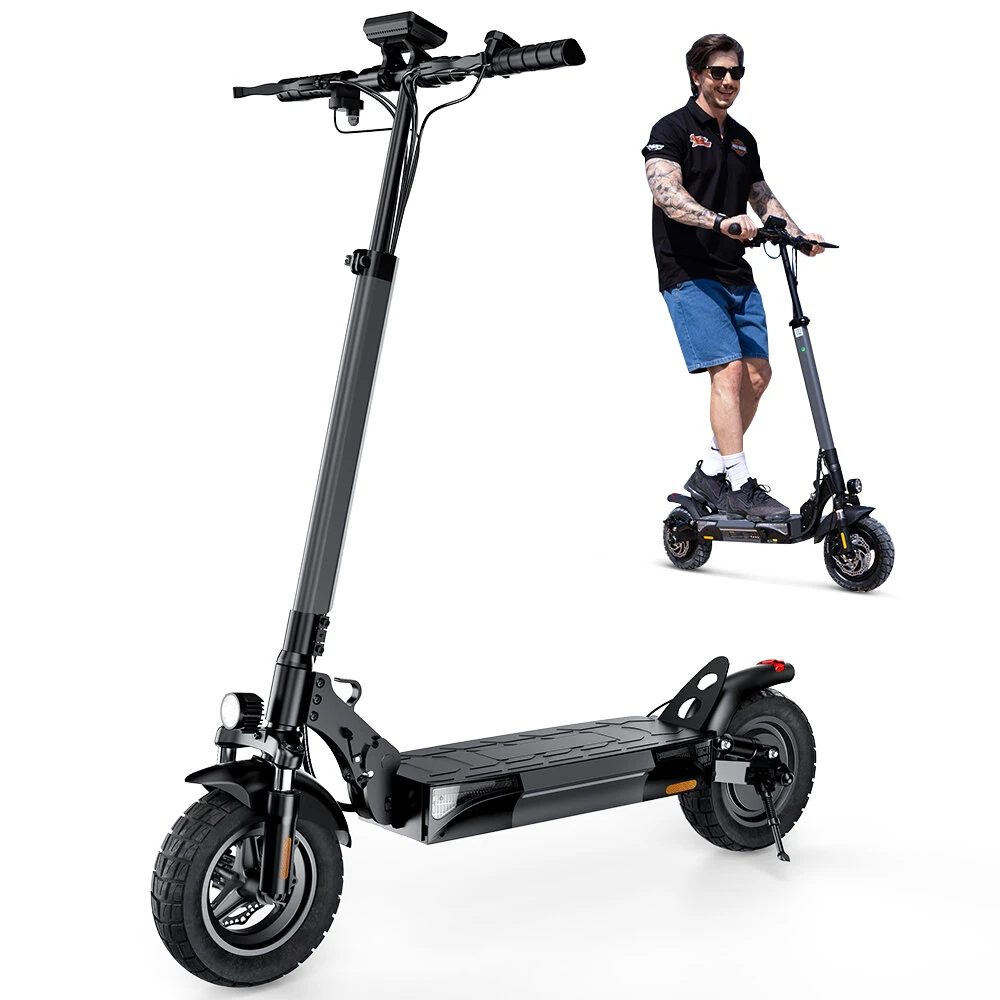 [EU DIRECT] iScooter W9 Electric Scooter 13Ah 48V 1000W Motor Recommended Top Speed 25KM/H 10in Folding Moped Electric Scooter 35-45KM Mileage Electric Scooter Max Load 120Kg