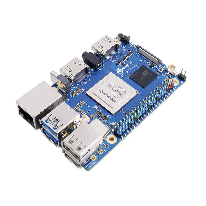 Orange Pi 5 MAX Development Board RK3588 Onboard 64-bit WiFi Bluetooth 2.5G High-speed Network Port Single Board Computer