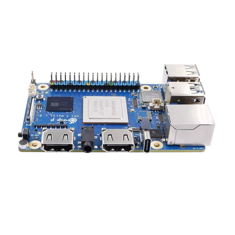 Orange Pi 5 MAX Development Board RK3588 Onboard 64-bit WiFi Bluetooth 2.5G High-speed Network Port Single Board Computer