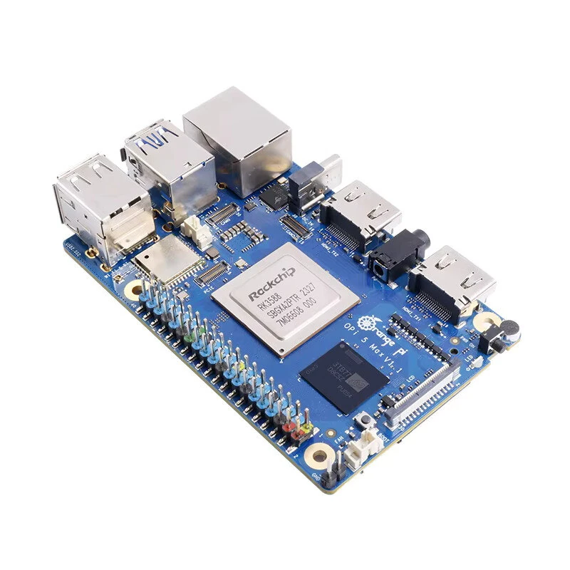 Orange Pi 5 MAX Development Board RK3588 Onboard 64-bit WiFi Bluetooth 2.5G High-speed Network Port Single Board Computer