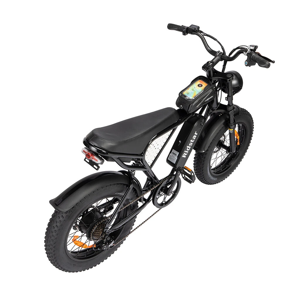 [EU DIRECT] Ridstar Q20 Mini Electric Bike 48V 15AH Battery 1000W Motor Recommended Top Speed 25KM/H 20inch Tires 60-80KM Max Mileage 150KG Max Load Electric Bicycle
