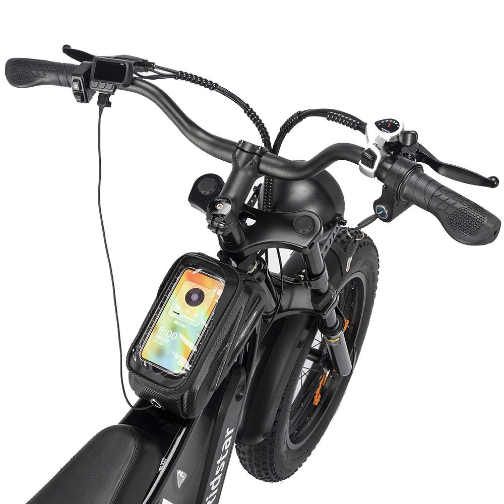 [EU DIRECT] Ridstar Q20 Mini Electric Bike 48V 15AH Battery 1000W Motor Recommended Top Speed 25KM/H 20inch Tires 60-80KM Max Mileage 150KG Max Load Electric Bicycle