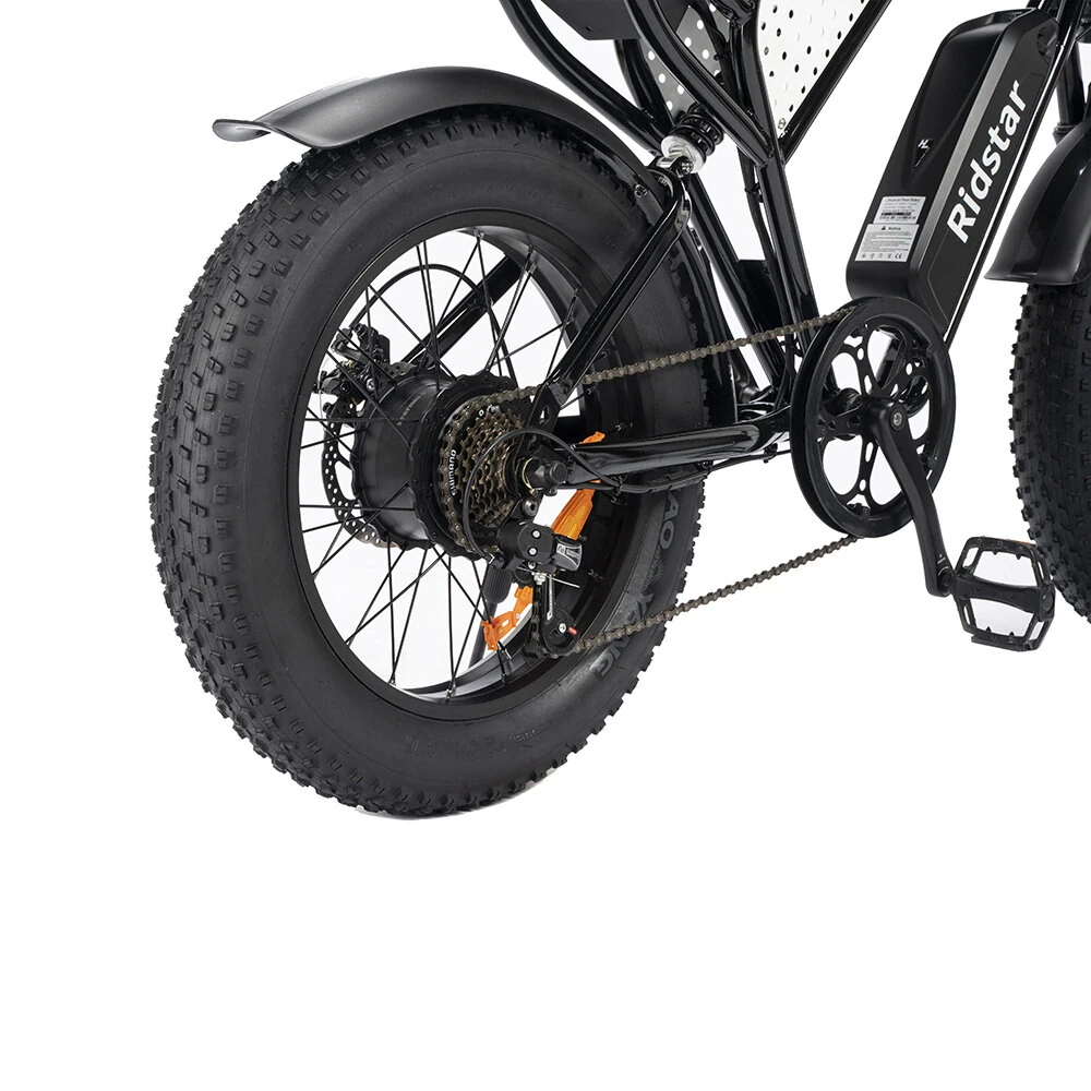 [EU DIRECT] Ridstar Q20 Mini Electric Bike 48V 15AH Battery 1000W Motor Recommended Top Speed 25KM/H 20inch Tires 60-80KM Max Mileage 150KG Max Load Electric Bicycle