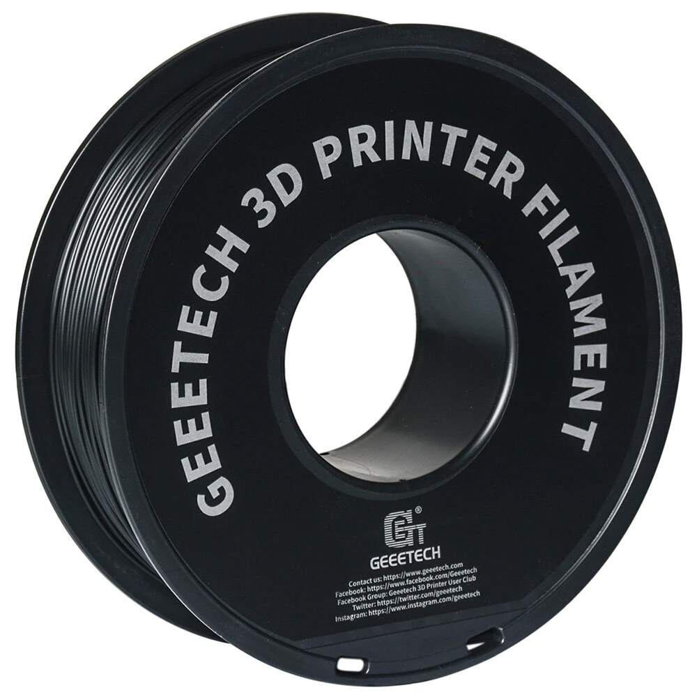 Geeetech PLA 3D Printing Filament Black 10KG 1.75mm for 3D Printing