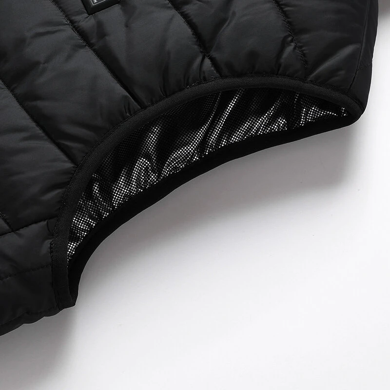 TENGOO HV-13 Electric Heated Vest - 13 Heating Areas Loose Fit for Unisex, USB Chargeable & Waterproof for Winter Outdoors