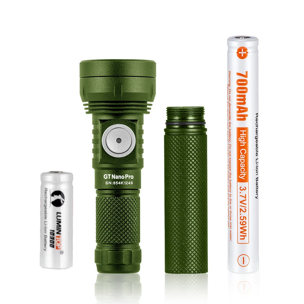 Lumintop GT NANO PRO V3.2 1700 Lumen 160M Compact LED Keychain Flashlight With 10300 Battery Mini Powerful LED Torch Camping Light