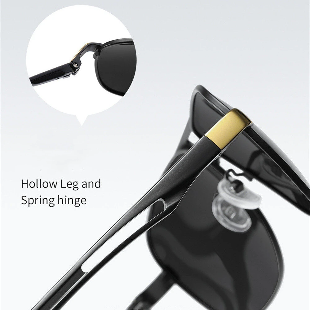 Aluminum Mg Fashion Polarized Sunglasses for Men Pilot Driving Classic UV400 Protection Sun Glasses