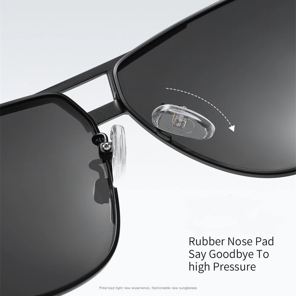 Aluminum Mg Fashion Polarized Sunglasses for Men Pilot Driving Classic UV400 Protection Sun Glasses