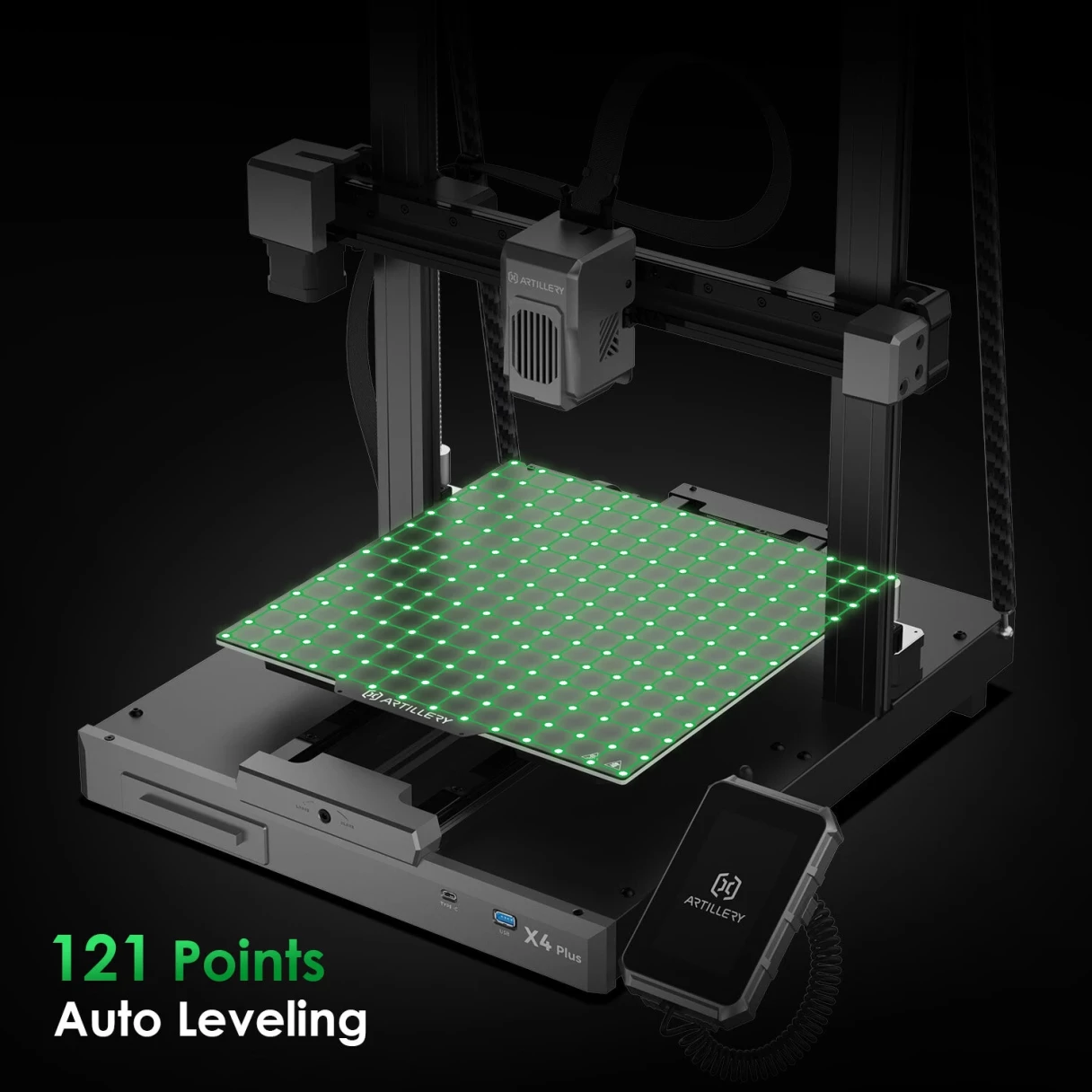 [EU Direct]Artillery Sidewinders X4 Plus S1 500mm/s High-Speed 3D Printer Upgraded Version With 10KG Artillery PLA Mult-color 3D Printing Filaments Kit